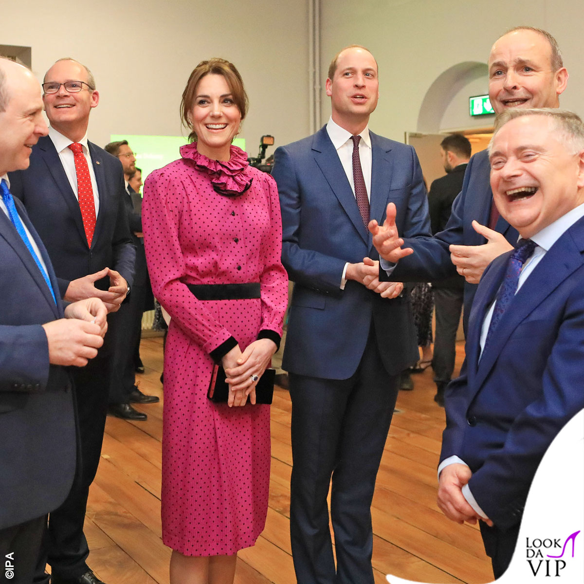 Принц Уильям и Кейт Миддлтон побывали на приеме в Литературном музее Дублина