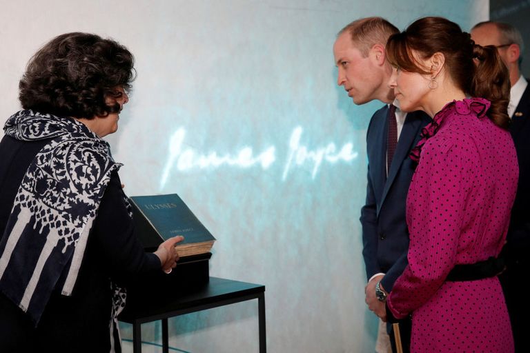 Принц Уильям и Кейт Миддлтон побывали на приеме в Литературном музее Дублина