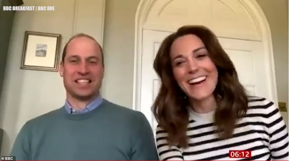 Принц Уильям и Кейт Миддлтон виртуально побывали на шоу BBC