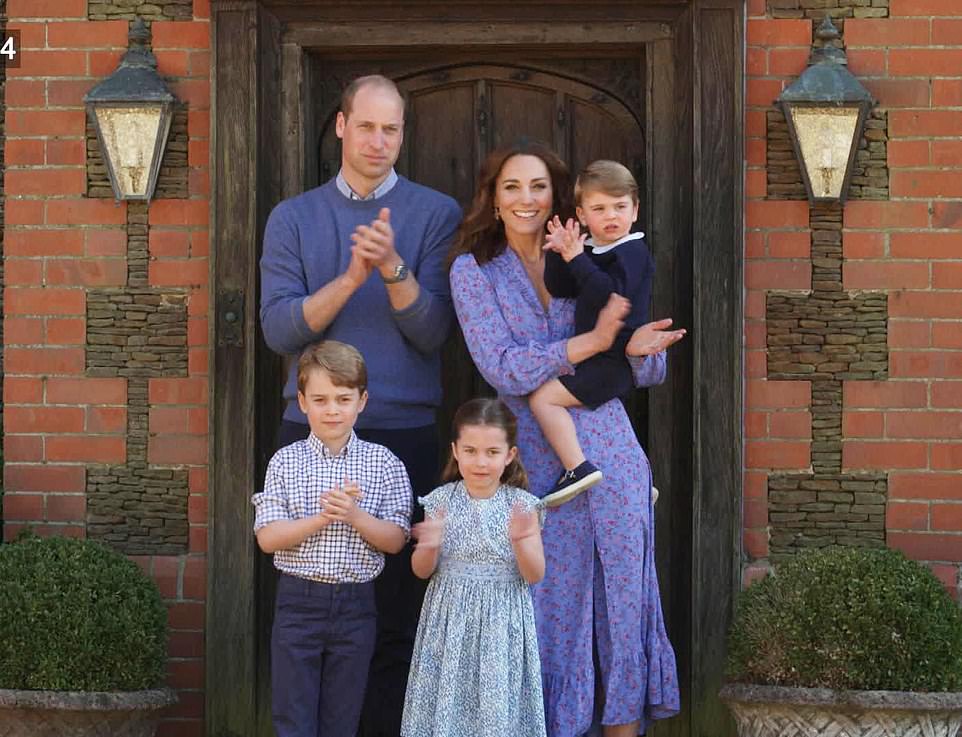 Принц Уильям и Кейт Миддлтон с детьми поддержали врачей в акции Clap for Carers. Видео