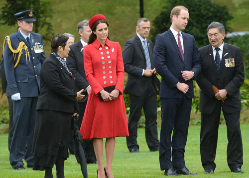 Кейт Миддлтон и принц Уильям в Новой Зеландии