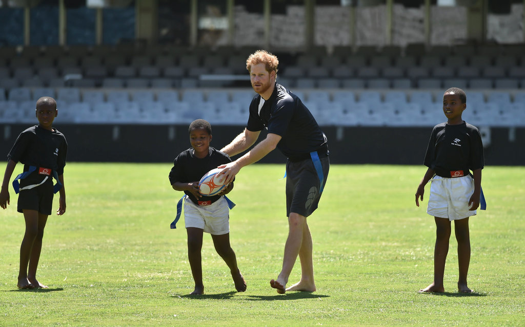 Harry-played-game-barefoot-rugby-South-Africa-December