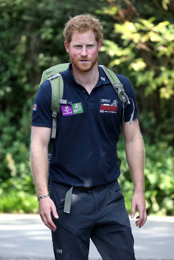 Harry-went-charity-hike-wounded-ex-soldiers-September