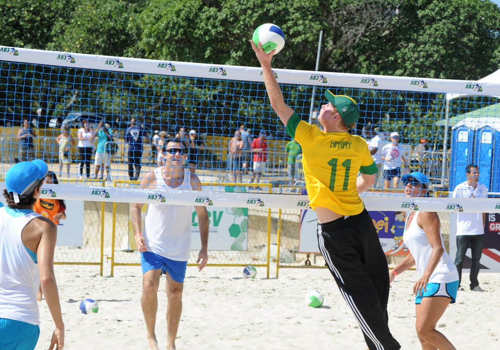 He-competed-game-beach-volleyball-his-tour-Brazil