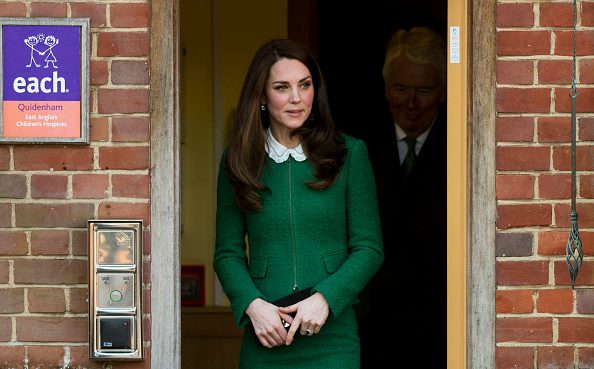 Герцогиня Кембриджская посетила детский хоспис в Куиденхаме