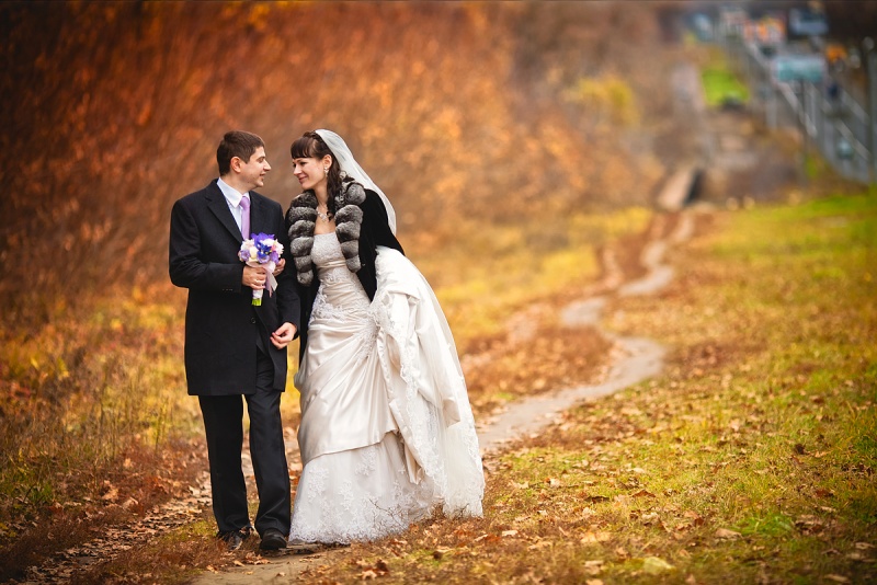Осенняя свадьба и ее очарование