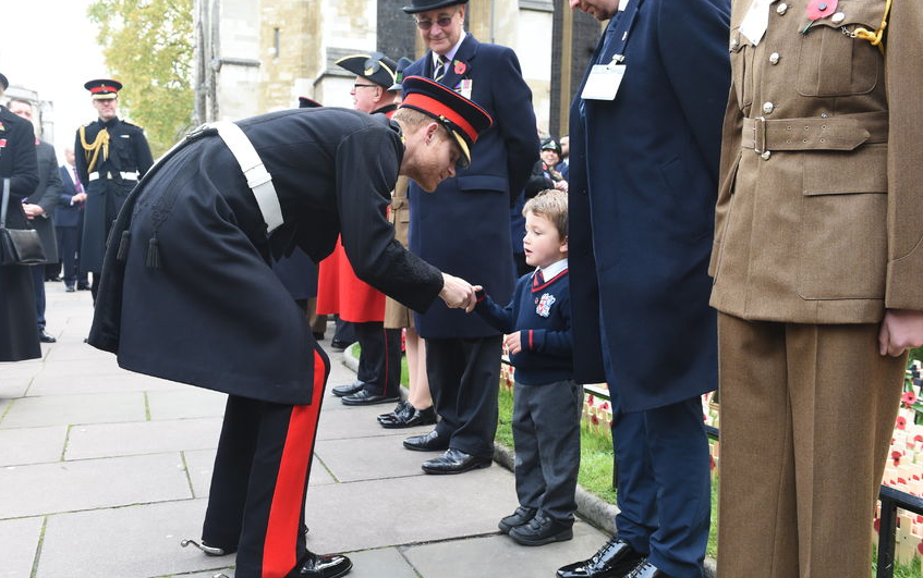 Принц Гарри отдал честь на Поле Памяти погибшим в Первой мировой