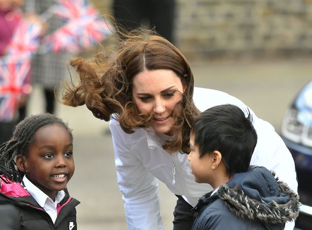 Кейт Миддлтон в спортивном костюме посетила Bond Primary School