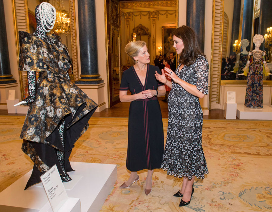 Кейт Миддлтон открыла королевский модный прием в Букингемском дворце