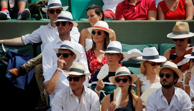 Беременная сестра Кейт Миддлтон с мужем уехала в Париж на Roland Garros