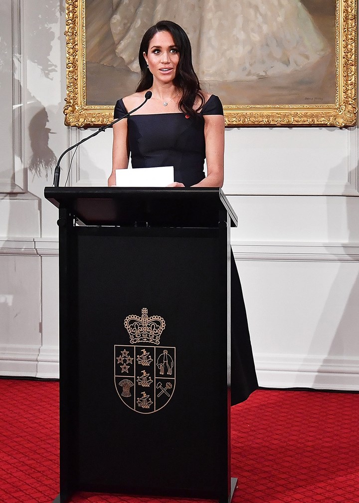 Выступление Меган Маркл с речью о правах женщин в Новой Зеландии