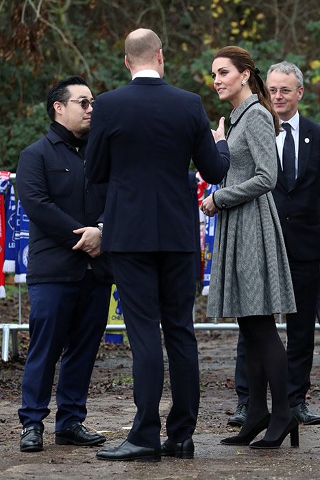 Принц Уильям и Кейт Миддлтон почтили память погибшего президента футбольной команды «Лестер Сити»