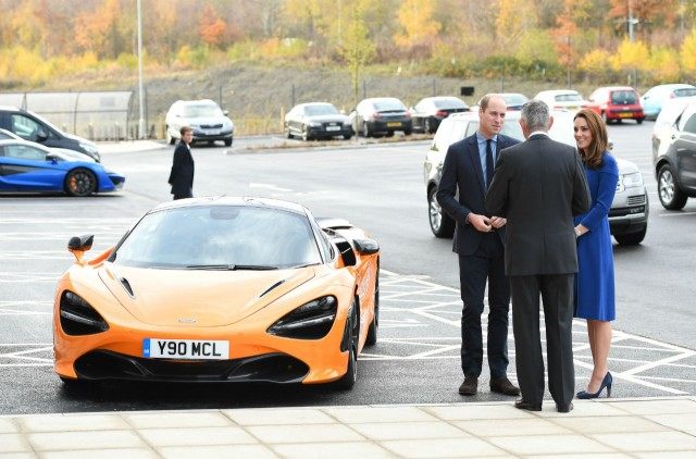 Принц Уильям и Кейт Миддлтон побывали в Технологическом центре McLaren