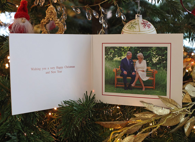 Принц Уильям и Кейт Миддлтон на рождественской открытке к Новому году