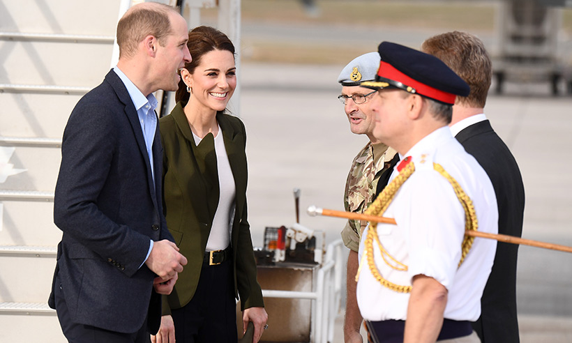 Кейт Миддлтон и принц Уильям приземлились на Кипре