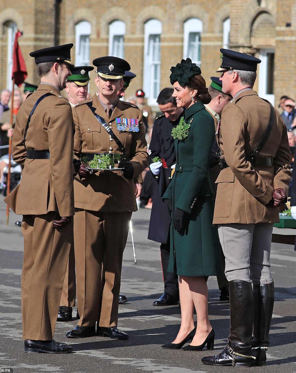 Принц Уильям и Кейт Миддлтон на празднике Дня святого Патрика