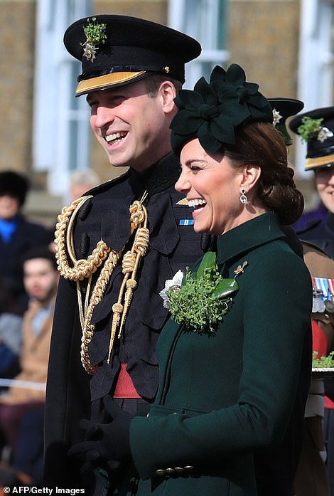 Принц Уильям и Кейт Миддлтон на празднике Дня святого Патрика