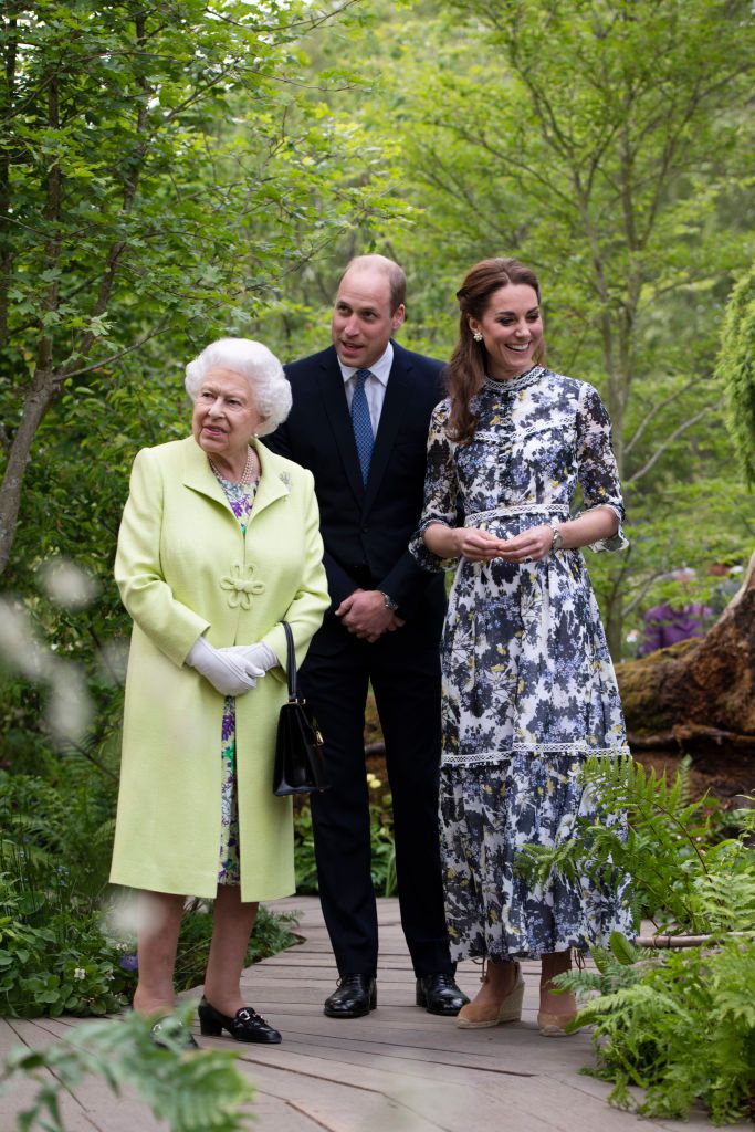 Кейт Миддлтон провела для Елизаветы II экскурсию по Chelsea Flower Garden