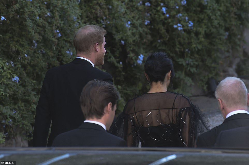 Принц Гарри и Меган Маркл вместе с другими знаменитостями в Риме на свадьбе Майкла Хесса и Миши Нону