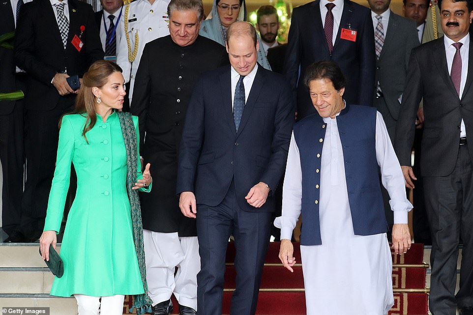Кейт Миддлтон и Уильям встретились с президентом и премьер-министром Пакистана