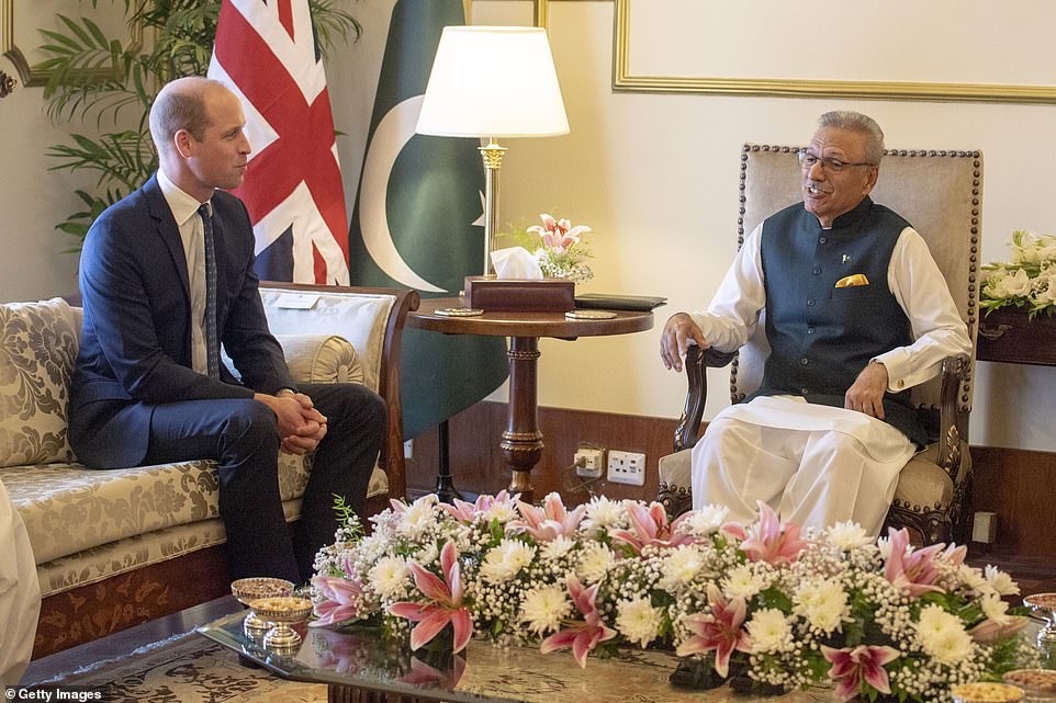 Кейт Миддлтон и Уильям встретились с президентом и премьер-министром Пакистана
