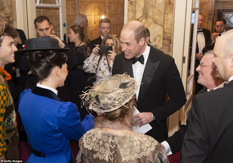 Принц Уильям и Кейт Миддлтон прибыли на благотворительный концерт Royal Variety Performance