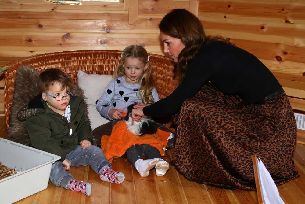 Кейт Миддлтон нанесла визит в Детский центр в Кардиффе