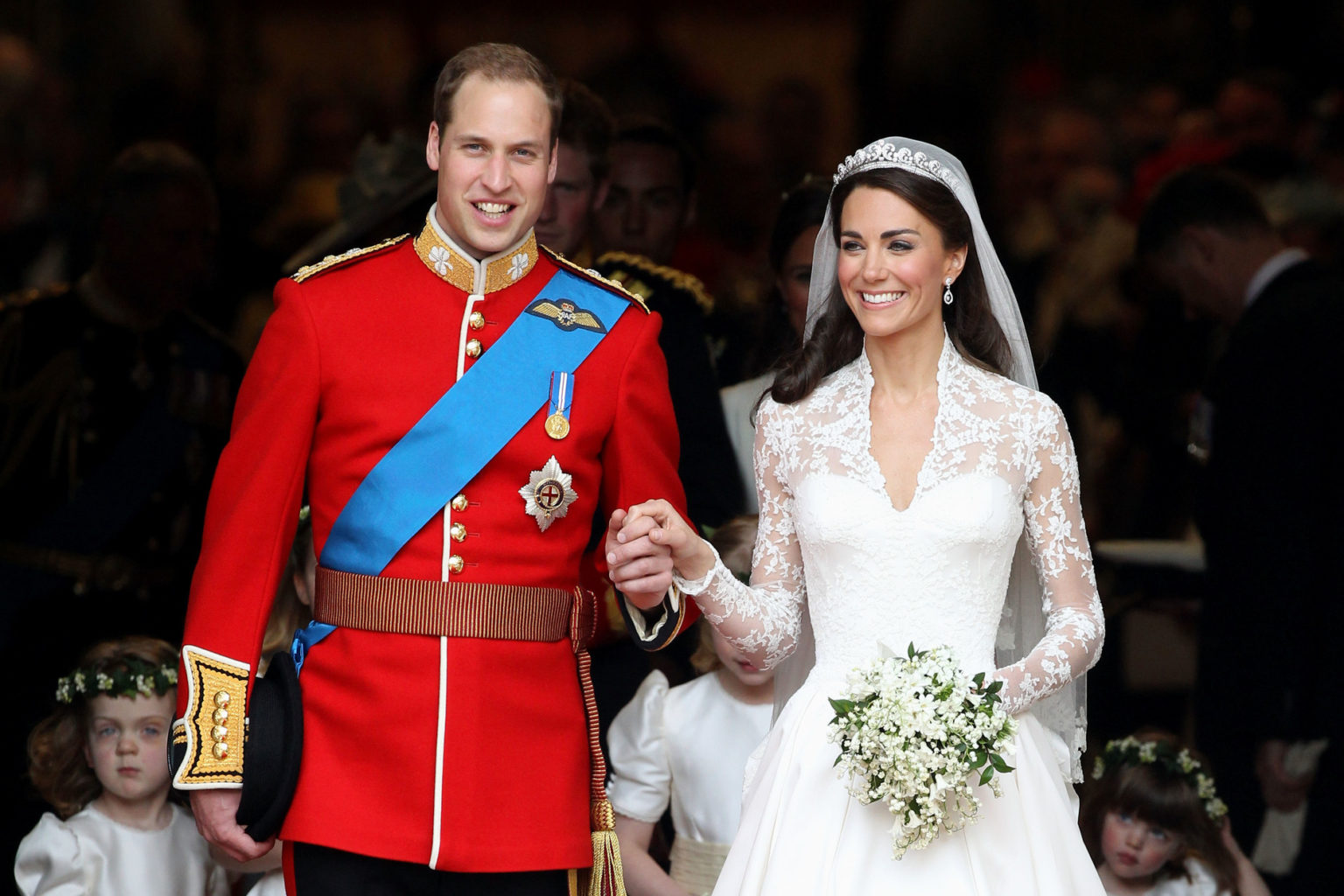 Кейт миддлтон и принц уильям свадебные фото