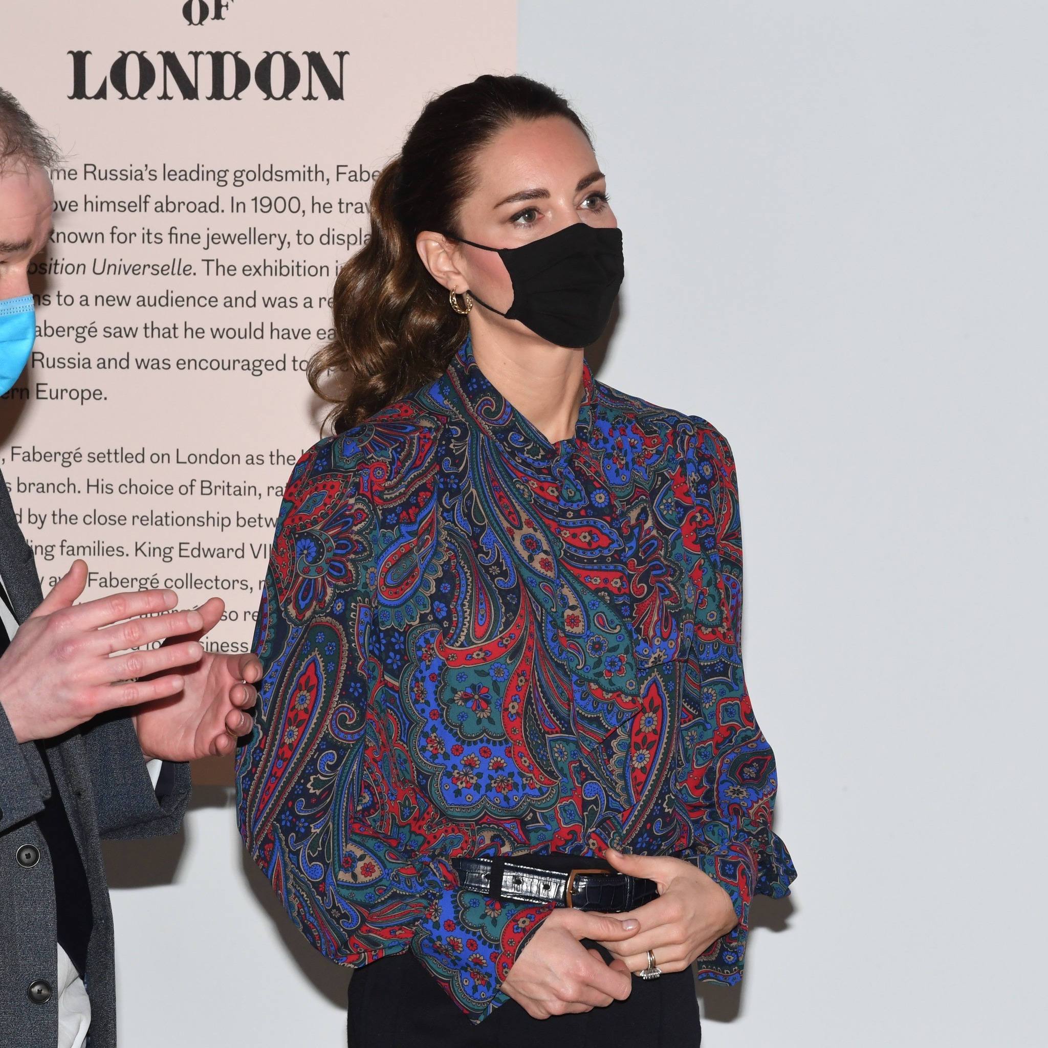 Кейт Миддлтон посетила выставку Фаберже в Лондоне
