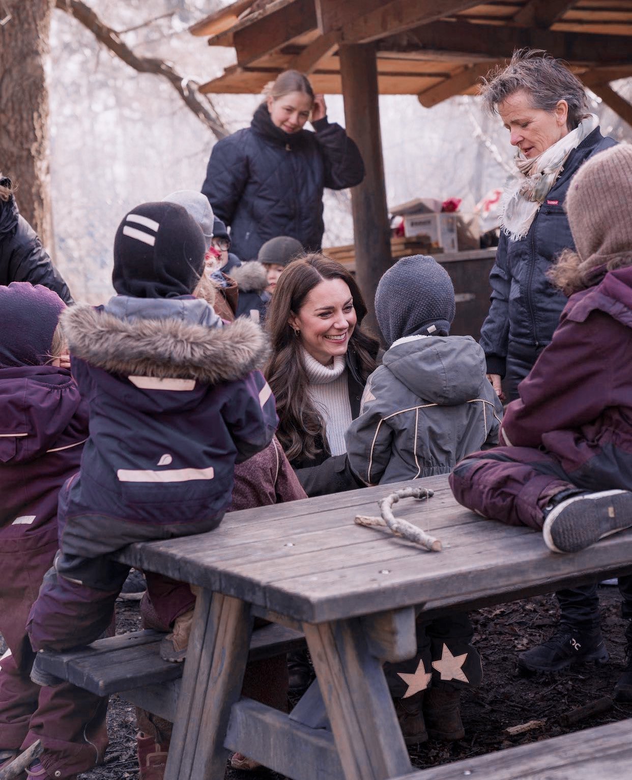 Второй день тура Кейт Миддлтон в Данию - детский сад Forest Kindergarten и визит во дворец Кристиана IX