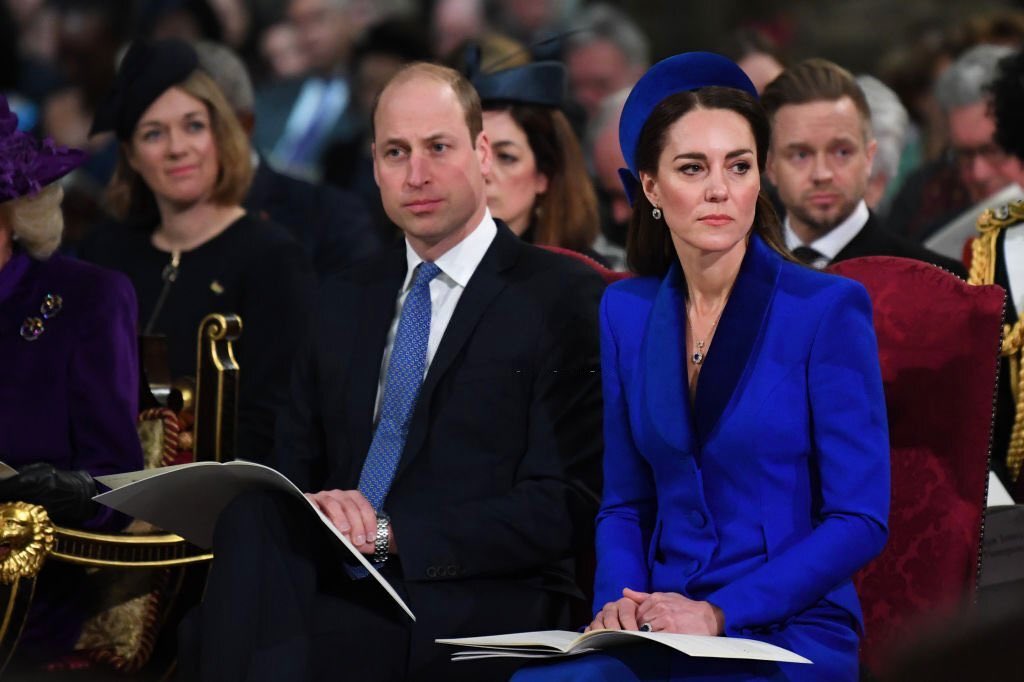 Принц Уильям и Кейт Миддлтон посетили торжественную службу в Вестминстерском аббатстве