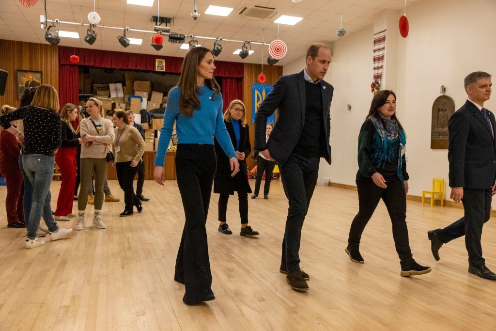 Принц Уильям и Кейт Миддлтон поддержали Украину, побывав в Украинском культурном центре Лондона