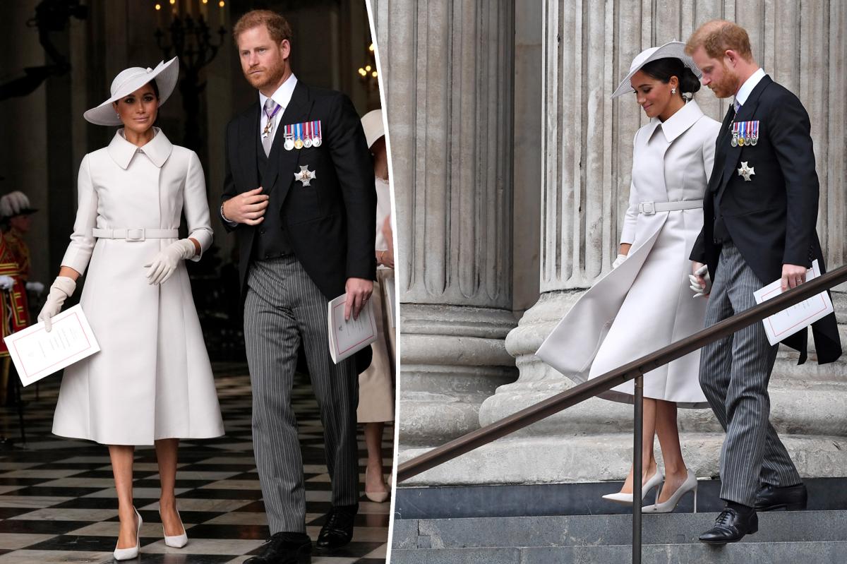 Принц Гарри и Меган Маркл в первый раз после «Мегзита» появились в свете с королевской семьей