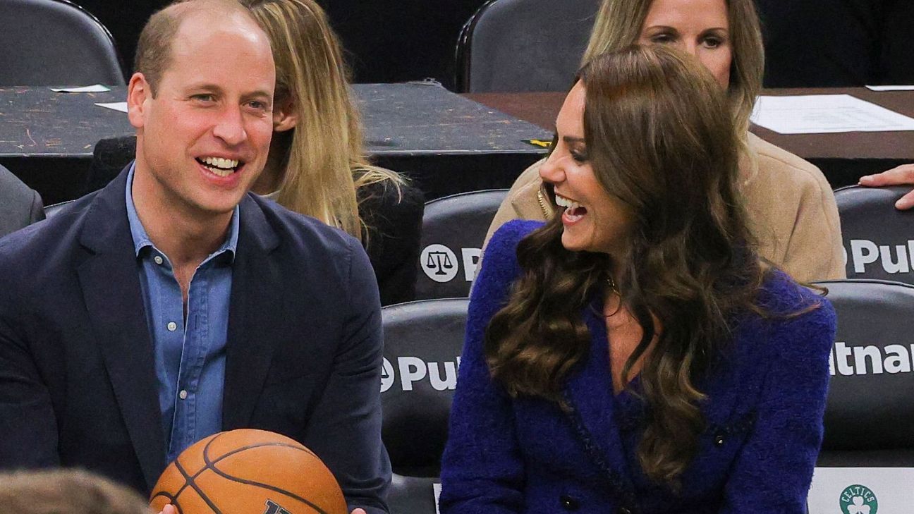 Визит в мэрию и баскетбольный матч – первый день принца Уильяма и Кейт Миддлтон в Бостоне
